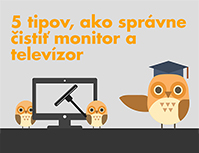 5 tipov, ako správne čistiť monitor a televízor