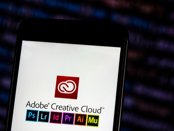 Logo Adobe creative clouds a ikony produktov