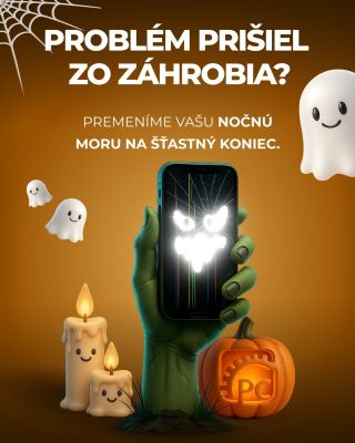 👻 Telefón s duchom v displeji? Nebojte sa – my v PCexpres vyháňame technické strašidlá na počkanie! ⚡ 🎃 Premeníme vašu...
