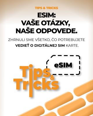 Čo je to eSIM a ako funguje?💡 Zhrnuli sme odpovede na všetky otázky, ktoré sa okolo digitálnej SIM karty najčastejšie...