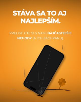 Aj ten najopatrnejší mobil občas skončí na zemi. 📱💥 Stáva sa to aj tým najlepším - ale my vieme, ako ho dať späť do formy....